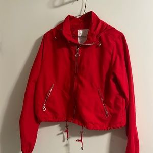 Streetwear society jacket with hoodie